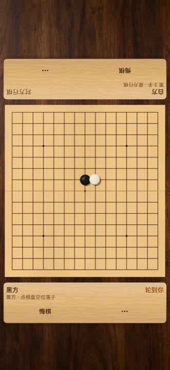 两人同屏，落子对弈